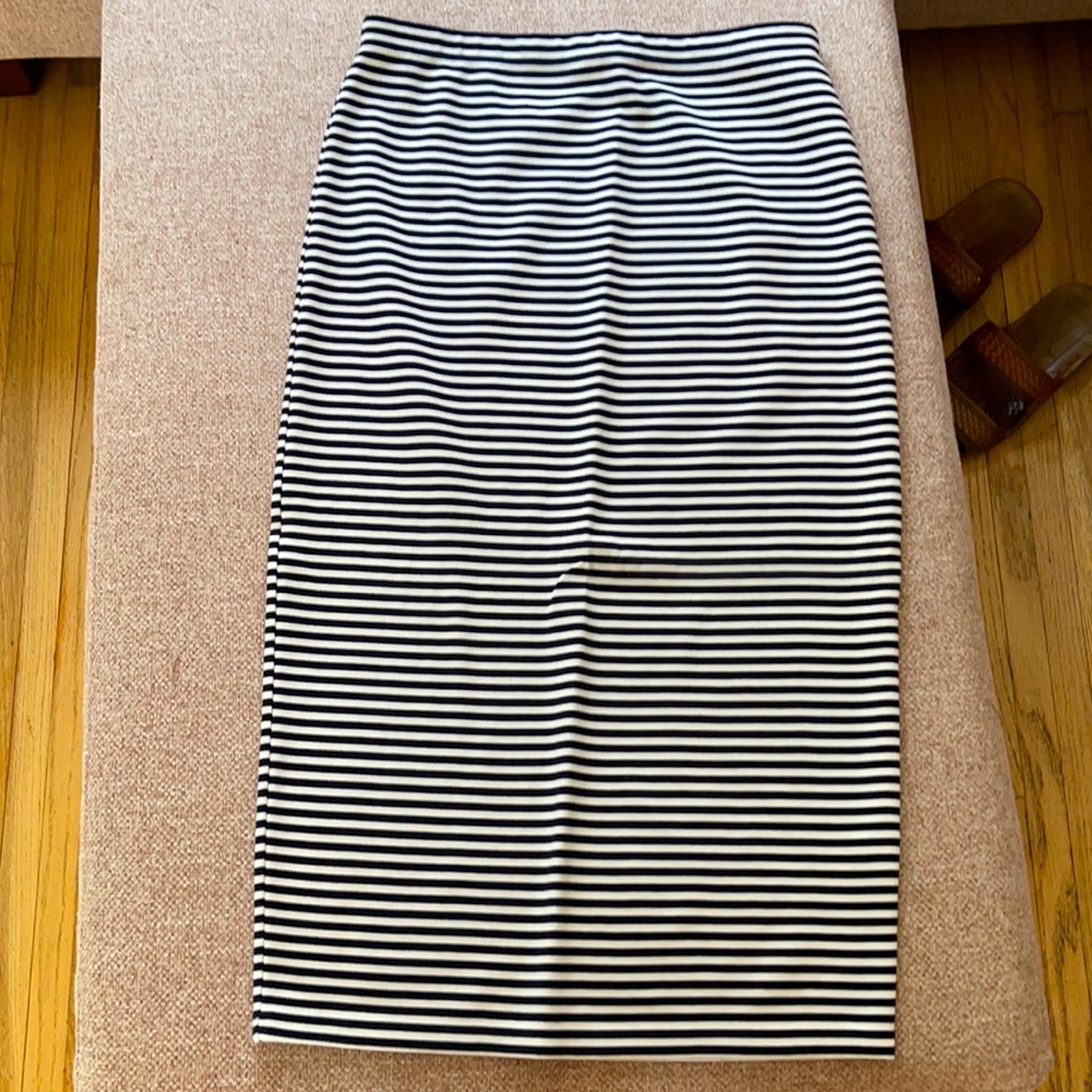 Max studio long high waisted skirt.